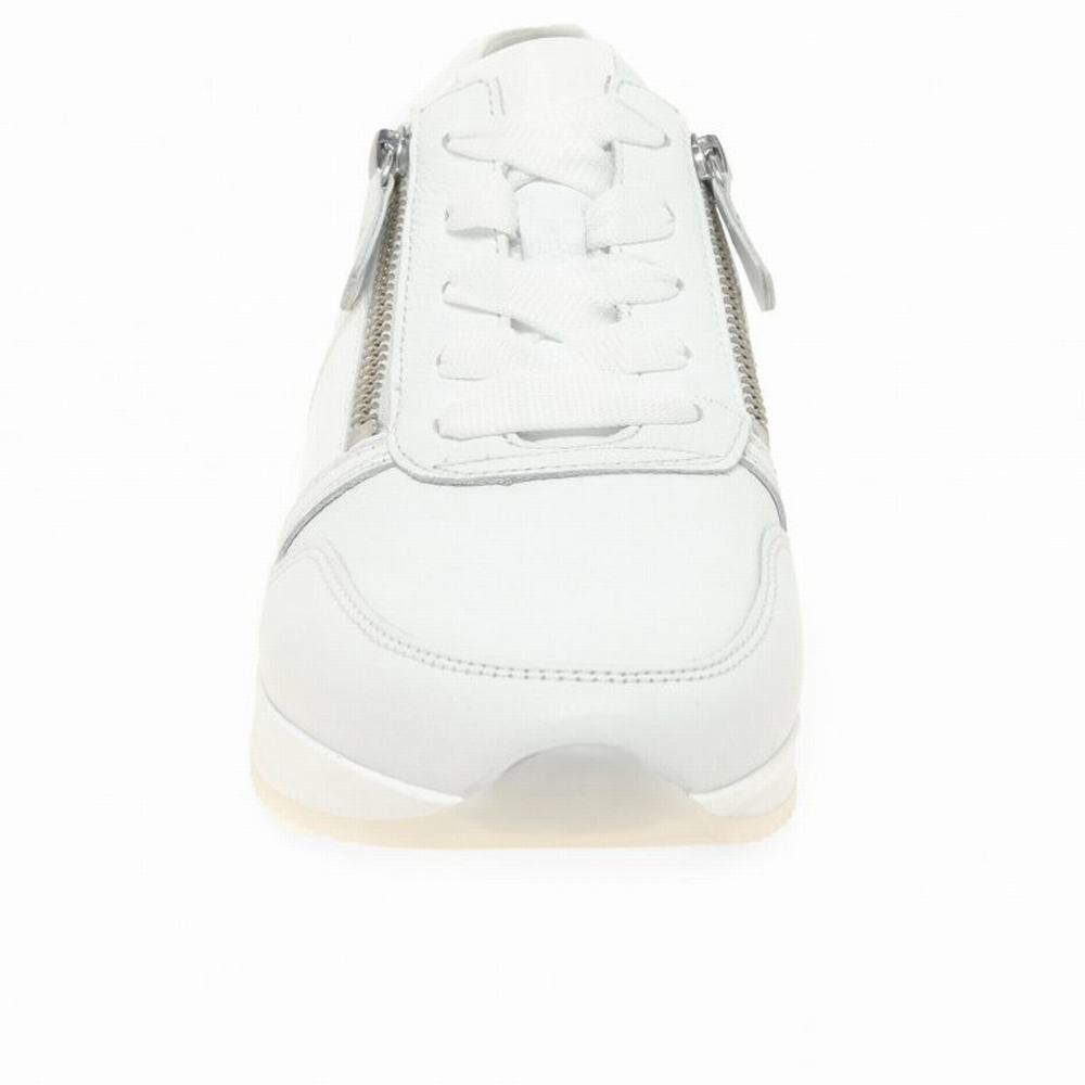 White Gabor Lulea Casual Women Trainers | ZXGV-70451