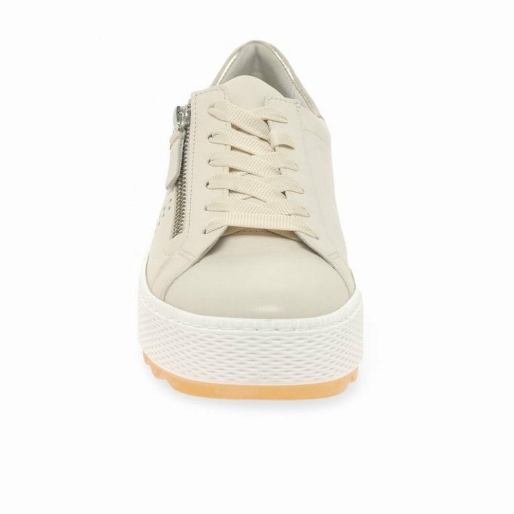 White Gabor Quench Casual Women Trainers | DKHA-48762