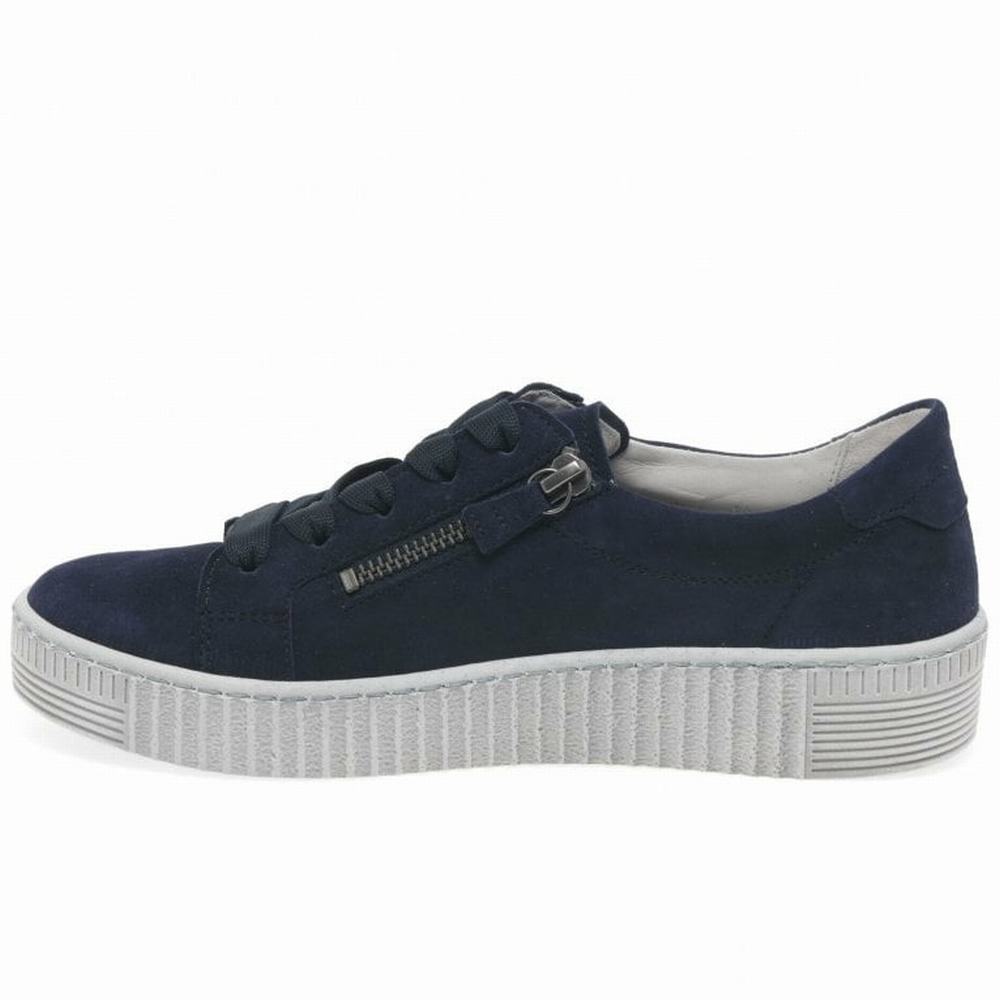 White Gabor Wisdom Casual Women Trainers | JYAX-48915