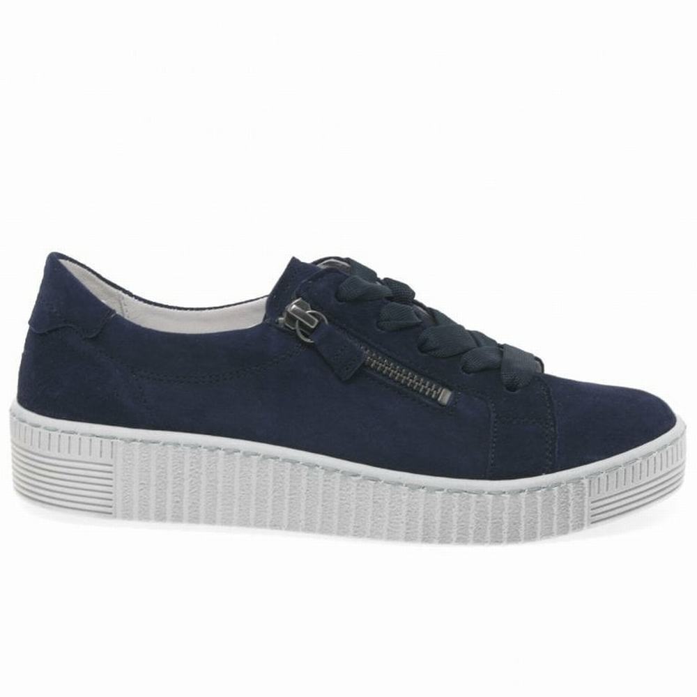 White Gabor Wisdom Casual Women Trainers | JYAX-48915