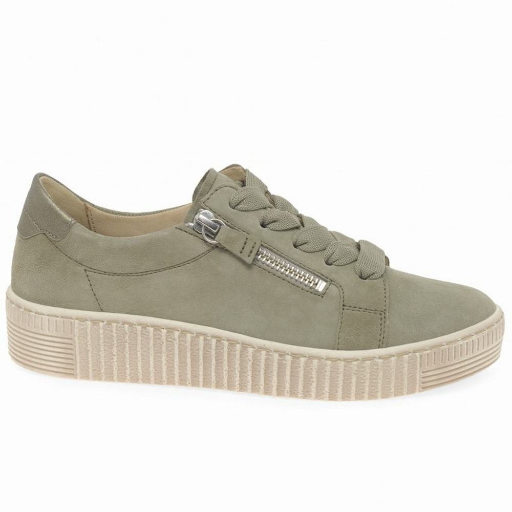 White Gabor Wisdom Casual Women Trainers | DBYF-94308