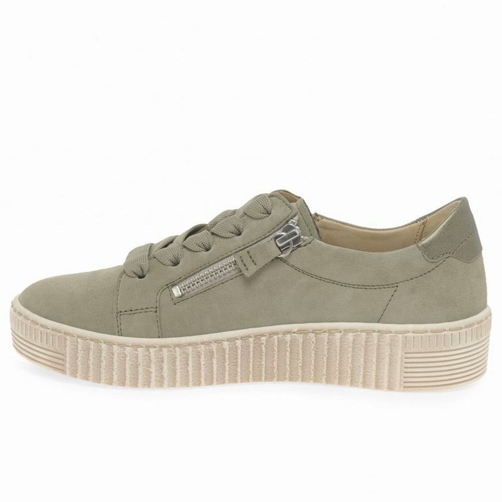 White Gabor Wisdom Casual Women Trainers | DBYF-94308