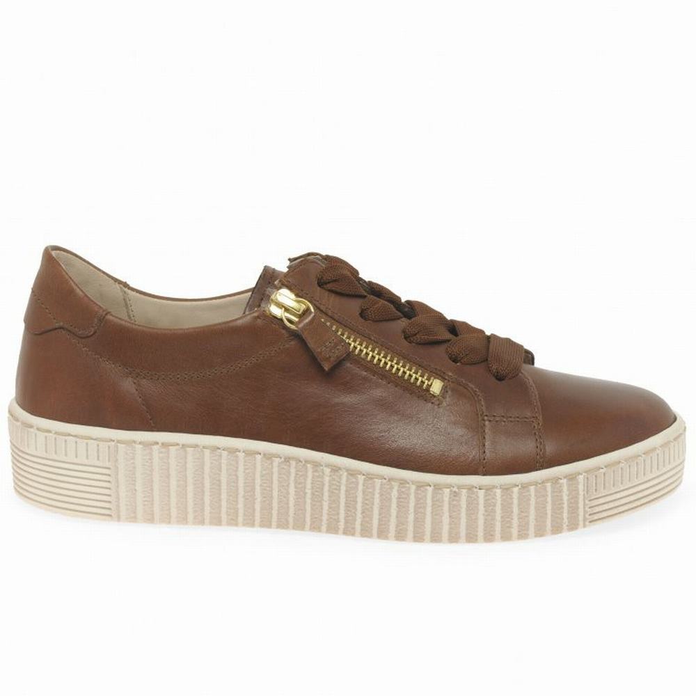 White Gabor Wisdom Casual Women Trainers | LMUD-59187